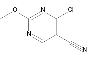 4-AMINO-2-METHOXYPYRIMIDINE-5-CARBONITRILE structure, CAS 6964-55-2