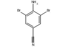 4-AMINO-3,5-DIBROMOBENZONITRILE structure, CAS 58633-04-8