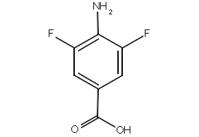 4-AMINO-3,5-DIFLUOROBENZOIC ACID structure, CAS 500577-99-1