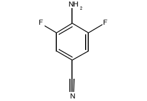 4-AMINO-3,5-DIFLUOROBENZONITRILE structure, CAS 110301-23-0