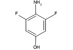 4-AMINO-3,5-DIFLUOROPHENOL structure, CAS 135086-76-9