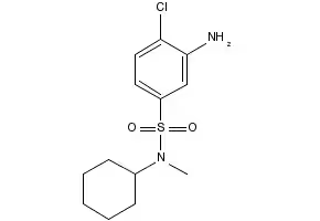 4-AMINO-3-CHLORO-N-METHYLBENZENESULFONAMIDE structure, CAS 22185-74-6