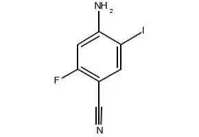 4-AMINO-3-FLUORO-5-IODOBENZONITRILE structure, CAS 849353-46-4