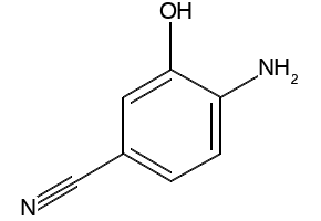 4-AMINO-3-HYDROXYBENZONITRILE structure, CAS 55586-26-0