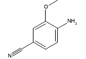 4-AMINO-3-METHOXYBENZONITRILE structure, CAS 177476-76-5