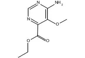 4-AMINO-6-METHOXYPYRIMIDINE-5-CARBONITRILE structure, CAS 900480-19-5