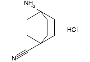 4-AMINOBICYCLO[2.2.2]OCTANE-1-CARBONITRILE structure, CAS 135908-50-8
