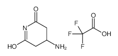 4-AMINOPIPERIDINE-2,6-DIONE 2,2,2-TRIFLUOROACETATE structure, CAS 131052-72-7