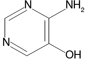 4-AMINOPYRIMIDIN-5-OL structure, CAS 52601-89-5