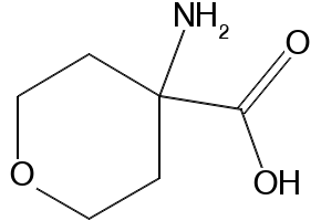 4-AMINOTETRAHYDRO-2H-PYRAN-4-CARBOXYLIC ACID structure, CAS 39124-20-4
