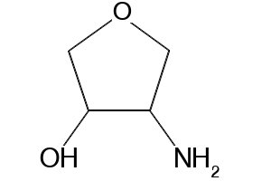 4-AMINOTETRAHYDROFURAN-3-OL structure, CAS 144870-96-2