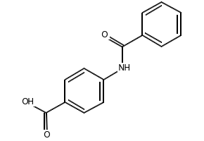 4-BENZAMIDOBENZOIC ACID structure, CAS 582-80-9