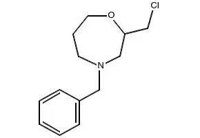 4-BENZYL-2-(CHLOROMETHYL)-1,4-OXAZEPANE structure, CAS 129482-45-7