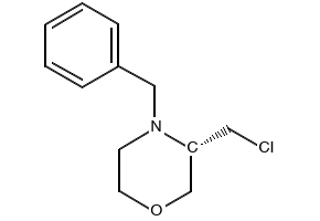 4-BENZYL-3-(CHLOROMETHYL)MORPHOLINE structure, CAS 110167-16-3