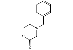 4-BENZYLMORPHOLIN-2-ONE structure, CAS 5453-99-6