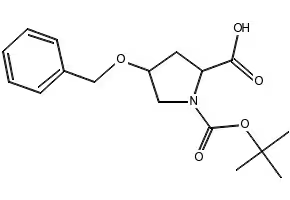 4-BENZYLOXY-PYRROLIDINE-1,2-DICARBOXYLIC ACID 1-TERT-BUTYL ESTER structure, CAS 40350-83-2