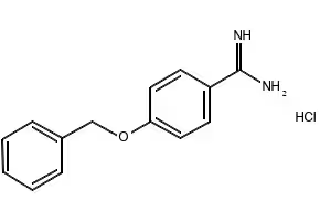 4-BENZYLOXYBENZAMIDINE HYDROCHLORIDE structure, CAS 57928-60-6