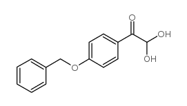 4-BENZYLOXYPHENYLGLYOXAL HYDRATE structure, CAS 63846-62-8
