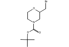 4-BOC-2-(BROMOMETHYL)MORPHOLINE structure, CAS 765914-78-1
