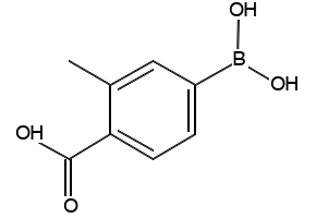 4-BORONO-2-METHYLBENZOIC ACID structure, CAS 191089-06-2