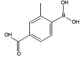 4-BORONO-3-METHYLBENZOIC ACID structure, CAS 158429-66-4