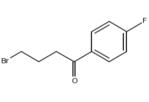4-BROMO-1-(4-FLUOROPHENYL)BUTAN-1-ONE structure, CAS 40132-01-2