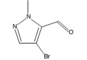 4-BROMO-1-METHYL-1H-PYRAZOLE-5-CARBALDEHYDE structure, CAS 473528-88-0
