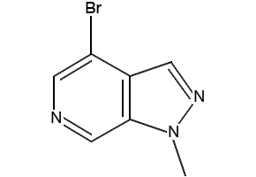 4-BROMO-1-METHYL-1H-PYRAZOLO[3,4-C]PYRIDINE structure, CAS 1032943-41-1