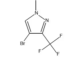 4-BROMO-1-METHYL-3-(TRIFLUOROMETHYL)-1H-PYRAZOLE structure, CAS 497832-99-2