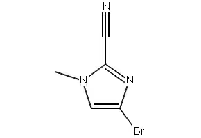 4-BROMO-1-METHYL-5-NITRO-1H-IMIDAZOLE-2-CARBONITRILE structure, CAS 162759-92-4
