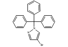 4-BROMO-1-TRITYL-1H-PYRAZOLE structure, CAS 95162-14-4