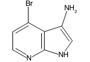 4-BROMO-1H-PYRROLO[2,3-B]PYRIDIN-3-AMINE structure, CAS 943323-65-7