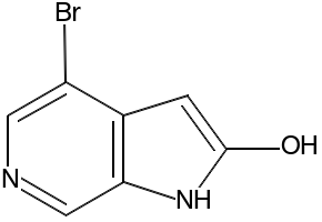 4-BROMO-1H-PYRROLO[2,3-C]PYRIDIN-2(3H)-ONE structure, CAS 1190318-93-4