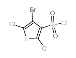 4-BROMO-2,5-DICHLOROTHIOPHENE-3-SULFONYLCHLORIDE structure, CAS 166964-36-9