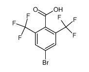 4-BROMO-2,6-BIS(TRIFLUOROMETHYL)BENZOIC ACID structure, CAS 210491-38-6