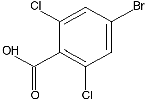 4-BROMO-2,6-DICHLOROBENZOIC ACID structure, CAS 232275-51-3