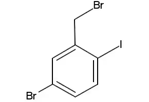 4-BROMO-2-(BROMOMETHYL)-1-IODOBENZENE structure, CAS 495414-06-7