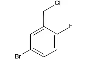 4-BROMO-2-(CHLOROMETHYL)-1-FLUOROBENZENE structure, CAS 1020992-68-0