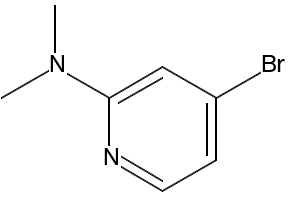 4-BROMO-2-(DIMETHYLAMINO)PYRIDINE structure, CAS 946000-27-7