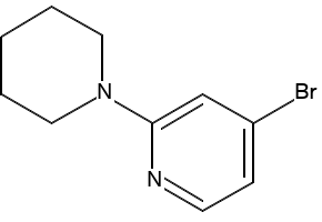 4-BROMO-2-(PIPERIDIN-1-YL)PYRIDINE structure, CAS 24255-98-9