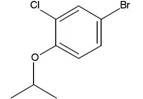 4-BROMO-2-CHLORO-1-ISOPROPOXYBENZENE structure, CAS 201849-21-0
