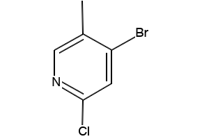 4-BROMO-2-CHLORO-5-METHYLPYRIDINE structure, CAS 867279-13-8