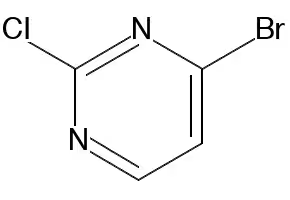 4-BROMO-2-CHLOROPYRIMIDINE structure, CAS 885702-34-1