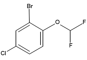 4-BROMO-2-CYCLOBUTOXY-1-(DIFLUOROMETHOXY)BENZENE structure, CAS 944333-97-5