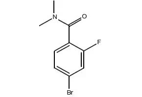 4-BROMO-2-FLUORO-N,N-DIMETHYLBENZAMIDE structure, CAS 749927-80-8
