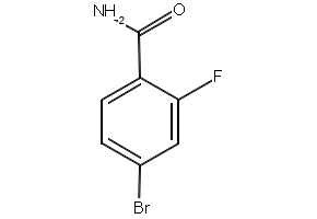4-BROMO-2-FLUOROBENZAMIDE structure, CAS 292621-45-5
