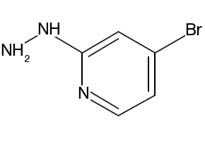 4-BROMO-2-HYDRAZINYLPYRIDINE structure, CAS 1019918-39-8