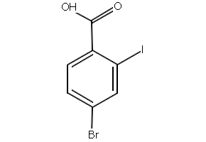4-BROMO-2-IODOBENZOIC ACID structure, CAS 1133123-02-0