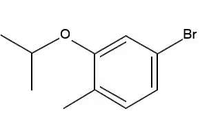 4-BROMO-2-ISOPROPOXY-1-METHYLBENZENE structure, CAS 1114808-85-3