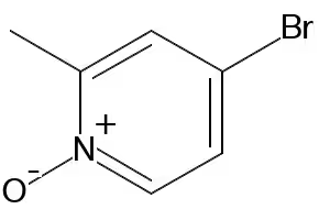 4-BROMO-2-METHYLPYRIDINE 1-OXIDE structure, CAS 100367-74-6